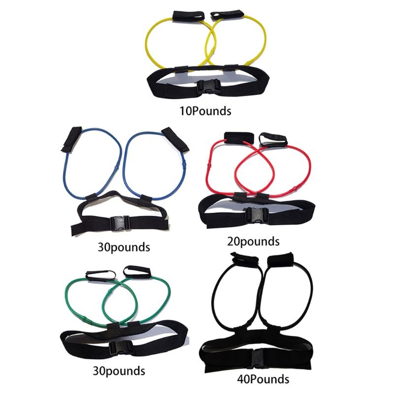 Booty Resistance Bands Adjustable Waist Belt Resistance Bands Exercise for Legs,Butt,Glutes Home Fitness Equipment
