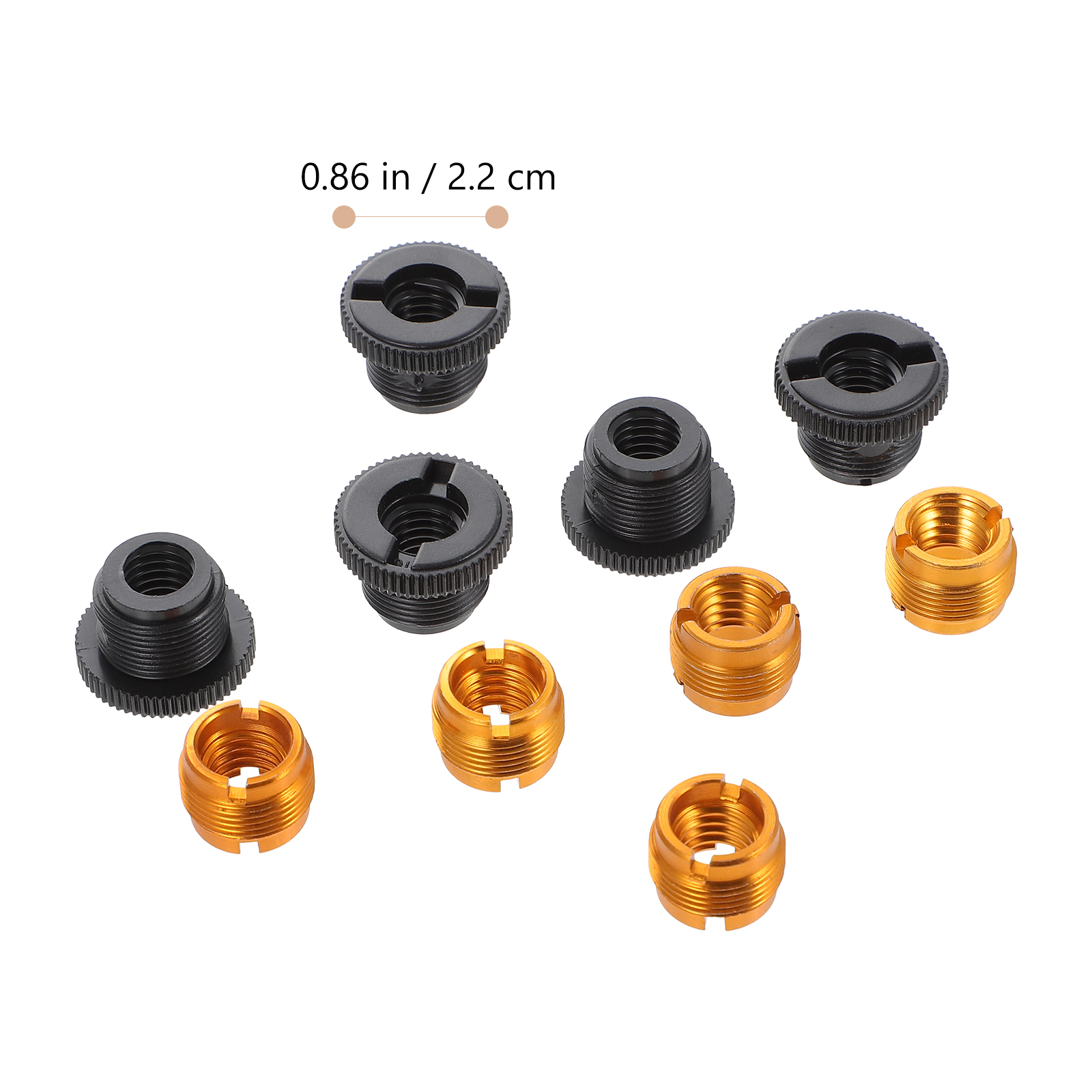 10 Stuks Adapter Mic Schroef Microfoon Cameraaccessoire Set Houder Vrouwelijke Boom Conversie Stand Adapters 8 Statief Draad