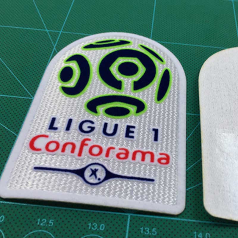 LFP francés Ligue 2002-2004 parche Ligue LNF: Plata antigua