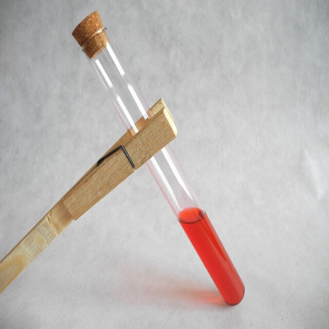 test tube 15 * 150mm with Cork high temperature glass tube chemical experimental equipment