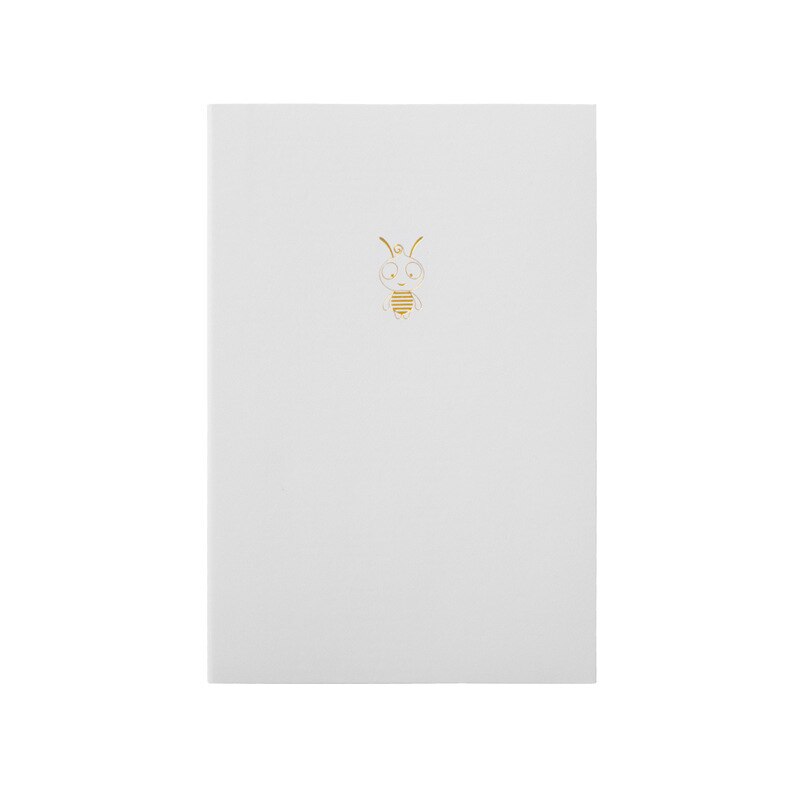A4/A5/A6 Diary Notebook and Journal Cute Bee Agenda Planner Organizer Back to School Office Note Book Business Daily Handbook: A5 White