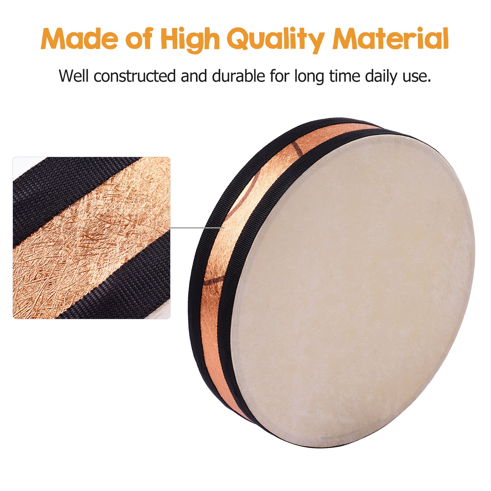 Ocean Drum Houten Handheld Sea Wave Drum Percussie Instrument Gentle Sea Sound Musical Learning