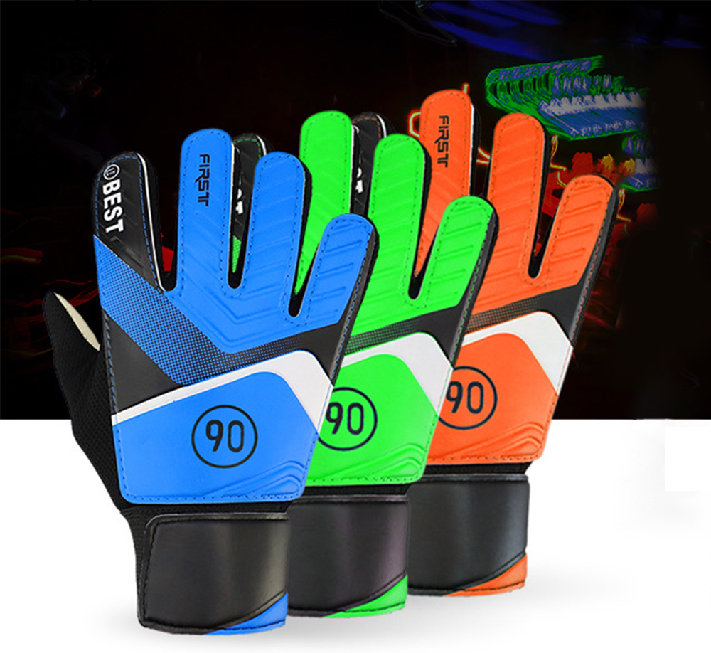 Fdbro 1 par fullfingerhandskar barn tonåringar anti slip händer wrap för fotboll målvakt halksäkra andas fotbollshandskar