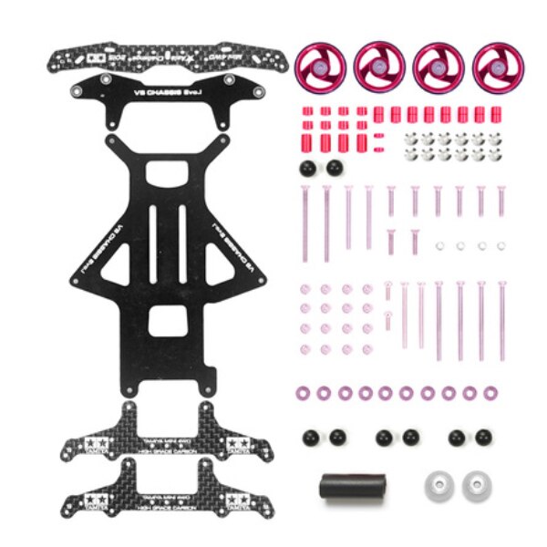 free homemade tamiya mini 4wd 94734 VS chassis EVO setting 1 set with front rear rollers damper: 07