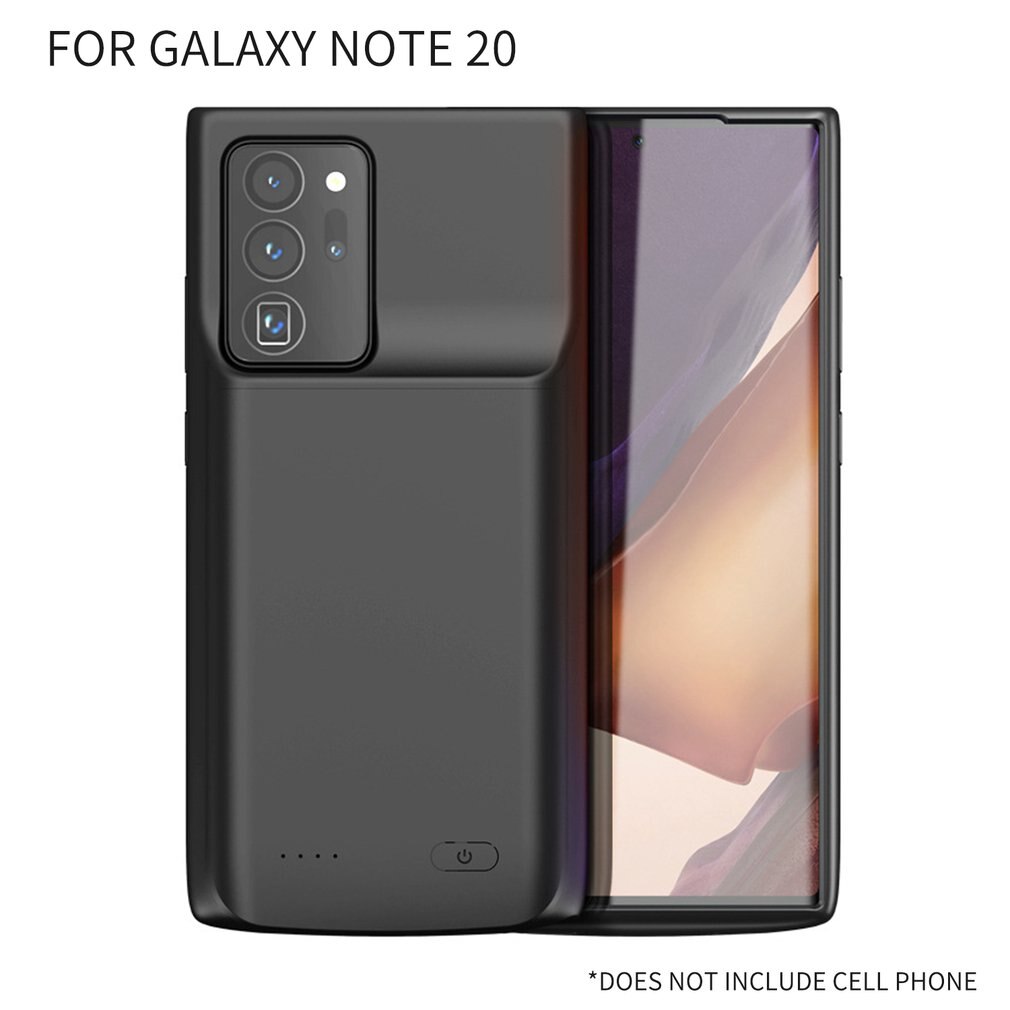 Batterij Case 6000Mah Snel Opladen Voor Samsung Galaxy Note 20 Ultra Extended Batterij Oplader Beschermhoes: for Note 20