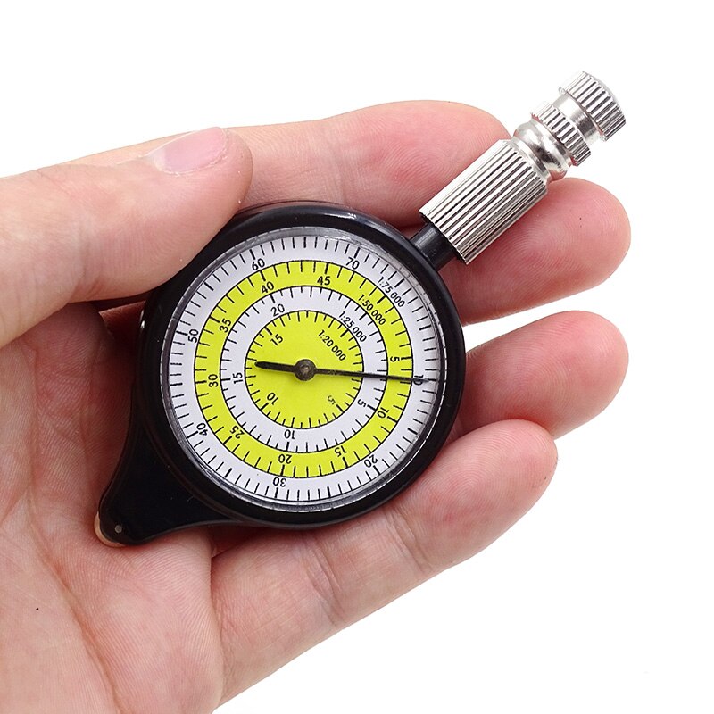 Camping Hiking Map Range Finder Odometer Precision Outdoor Survival Tools Compass Curvometer