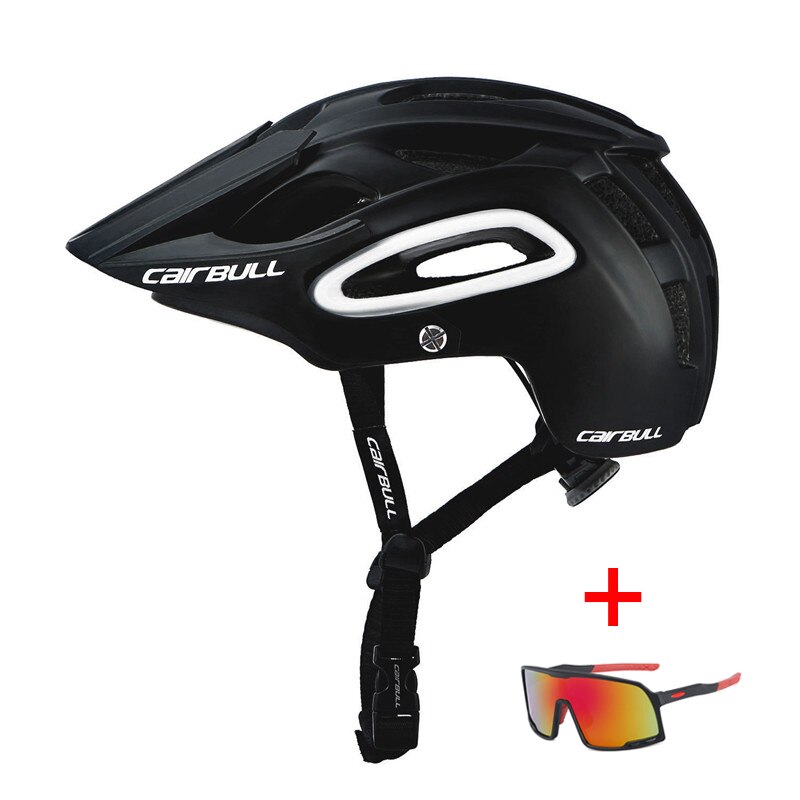 Sports Breathable Riding Cycling Helmet with Glasses Men Women Ultralight Mtb Bicycle Helmet Outdoor Road Mountain Bike Helmet