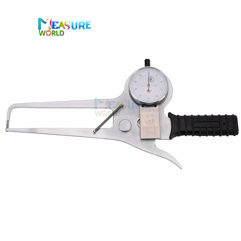 0-50mm Snap Gage Outside Diameter Dial Caliper Thickness Gauge Throat Depth 125mm Measurement Tool