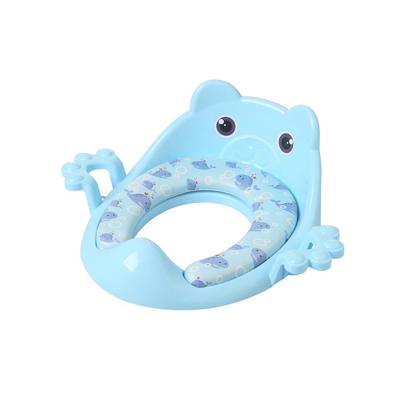 Draagbare Baby Potje Multifunctionele Baby Wc Auto Potje Kind Pot Training Meisjes Jongen Potje Kids Stoel Toiletbril Kinderen pot: LightBlue