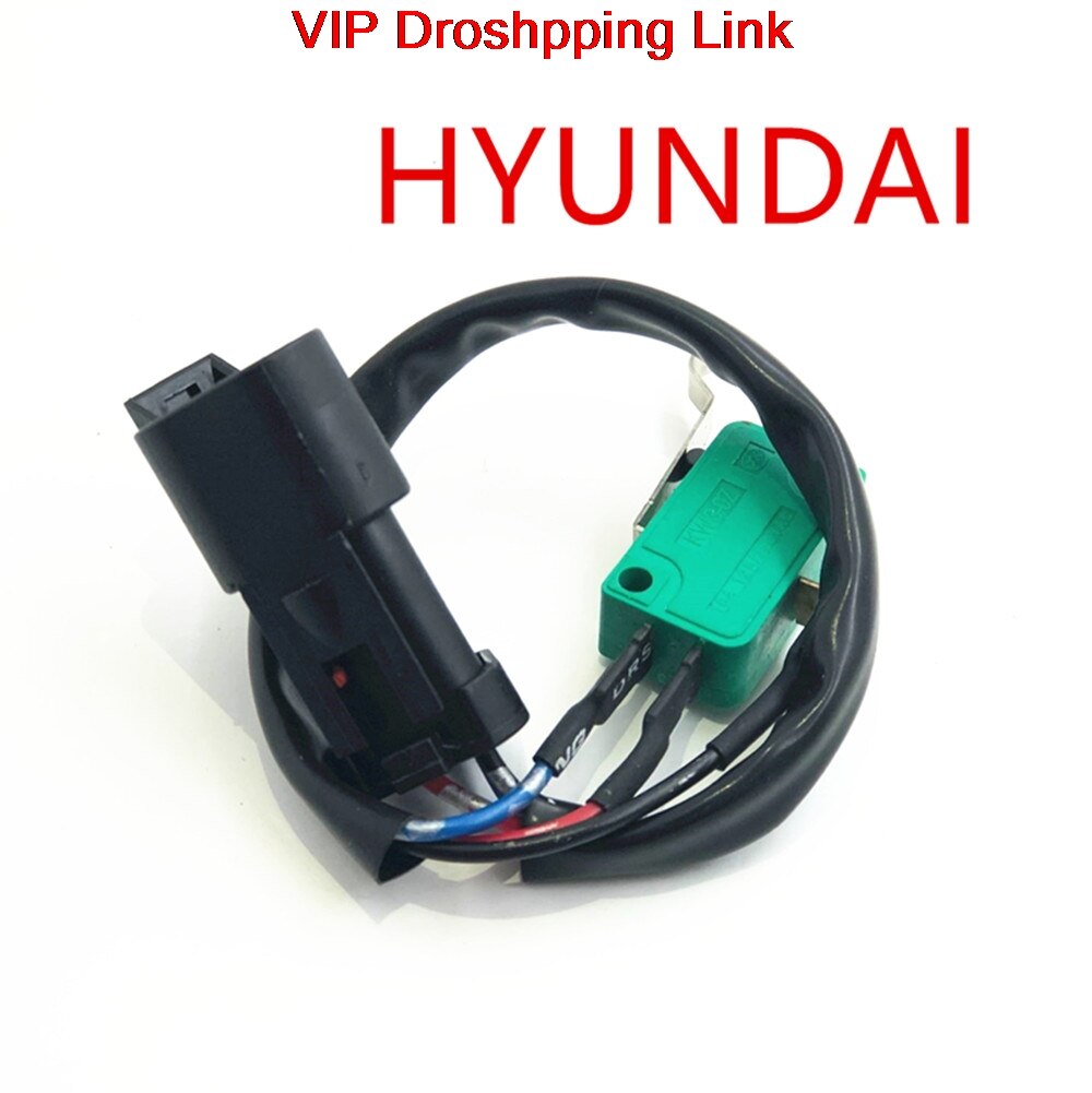 Microinterruptor de bloqueo hidráulico de seguridad para excavadora, piezas de para Hyundai 150/220/205/215/225/305-7