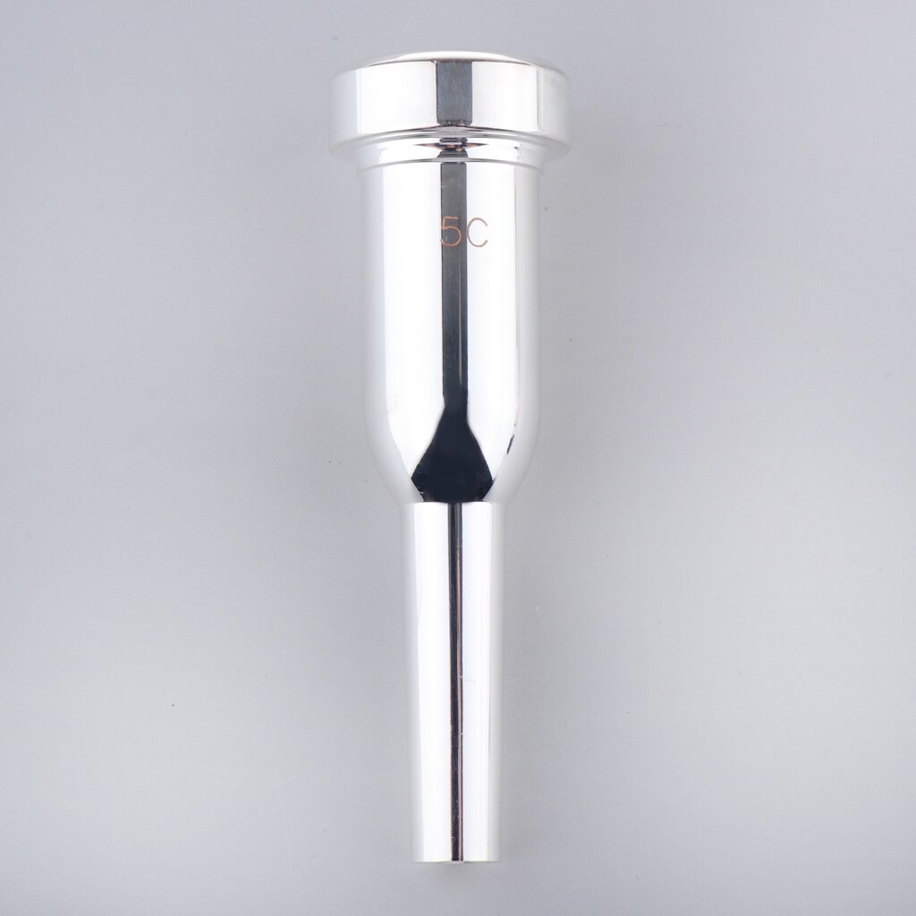 Silver Plated Mega Rich Tone Trumpet Mouthpiece 5C