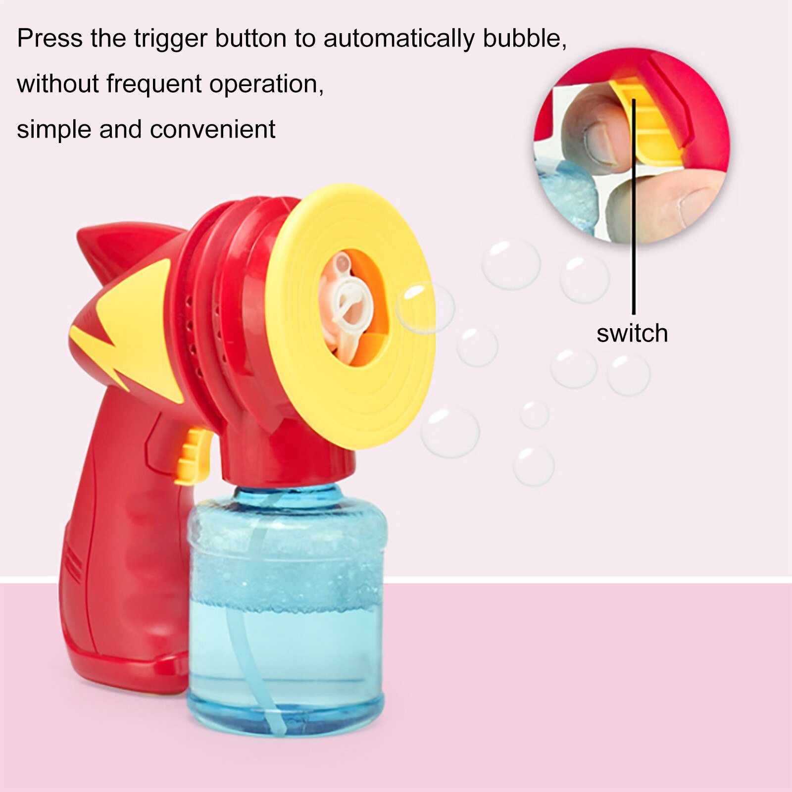 Bubble Machine Automatische Bubble Machine Met Licht En Muziek Outdoor 60Ml Pour Enfants Kids Kawaii Garçon Fille