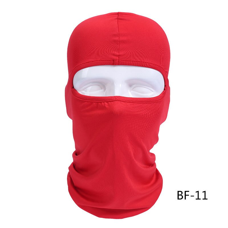 Zomer Motorfiets Gezichtsmasker Bivakmuts Gezicht Shield Biker Gezichtsmasker Motorfiets Winddicht Lycra Motorfiets Masker Mascara Moto: Rood