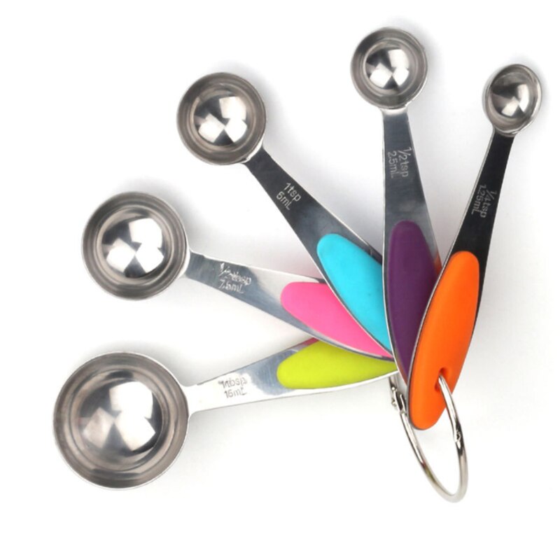 Maatlepels Keuken Schaal Meten Lepel Maatbeker Bakken Lepel Keuken Bakken Accessoires Meten Keuken Accessoires: 5-Pcs Spoon