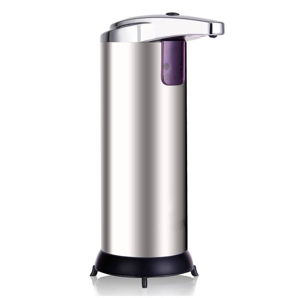Rustfrit stål automatisk sæbedispenser håndrensningsflaske husholdnings badeværelse badeværelse gel gel sanitære bord: Default Title