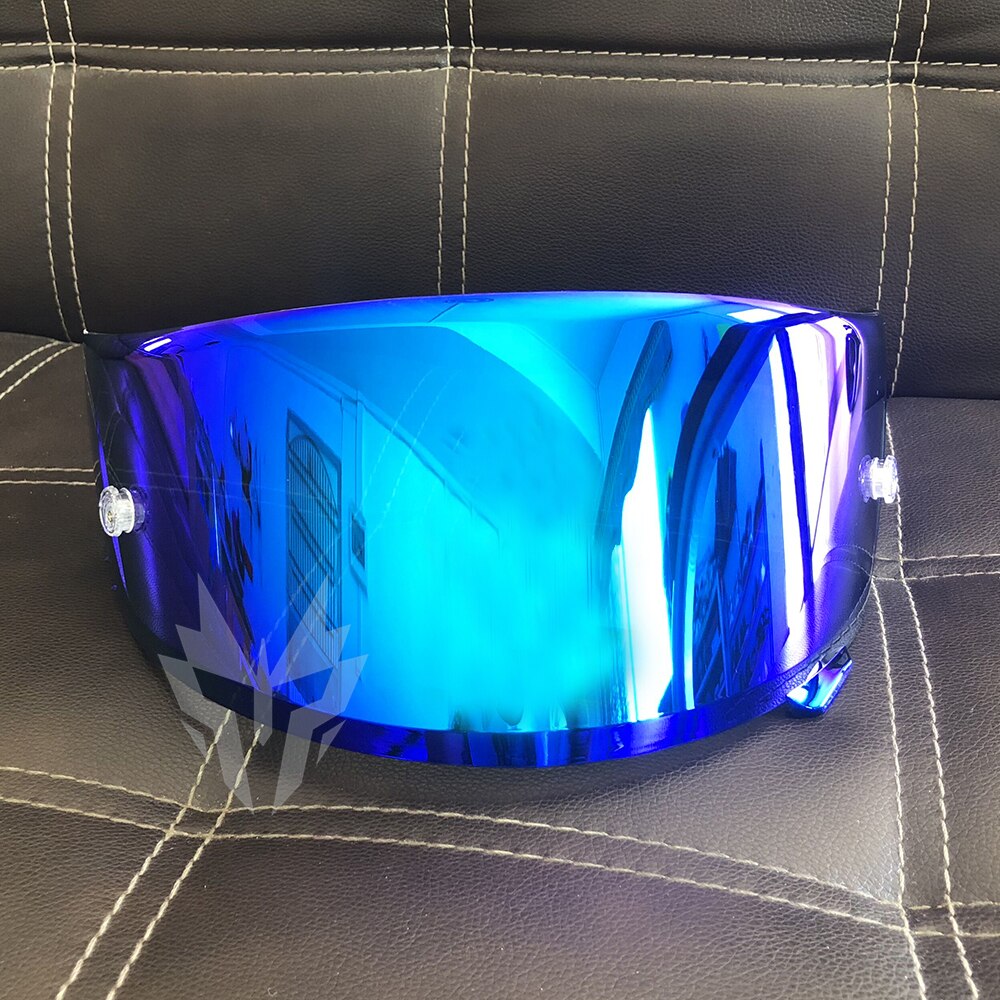 Hjälmvisir för shoei motorcykelhjälmar  x14 z7 cwr 1 rf1200 xspirit hjälmlinsskydd vindruta motorcykelhjälmtillbehör: Isblå