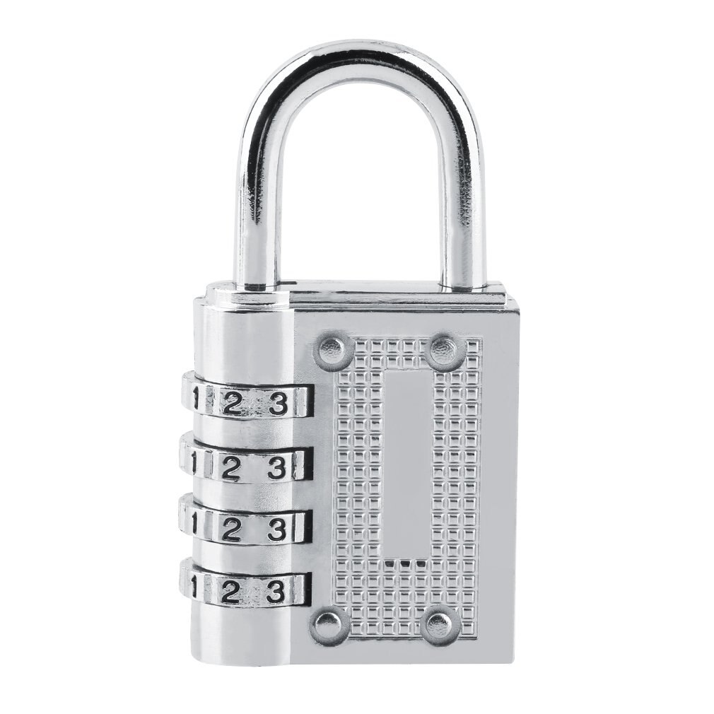 3 4 Cijferige Wachtwoord Lock Combinatie Zinklegering Veiligheidsslot Koffer Bagage Codeslot Kast Kast Locker Hangslot