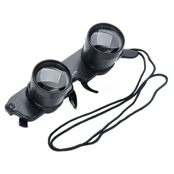 Praktische 3X28 Dubbele Bril Outdoor Vissen Verrekijker Optics Bril Vissen Vergrootglas Meting Gereedschap Voor Vissen