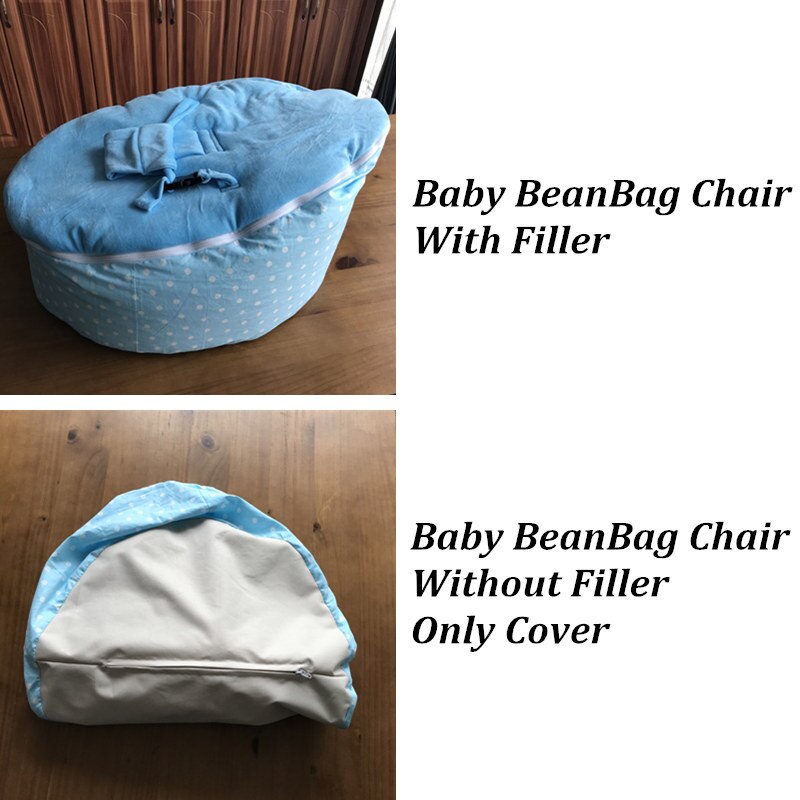 Alwaysme baby børn børn sækkestole med justerbar sele baby sæder sofa barnestol sæder med eller uden fyldstof