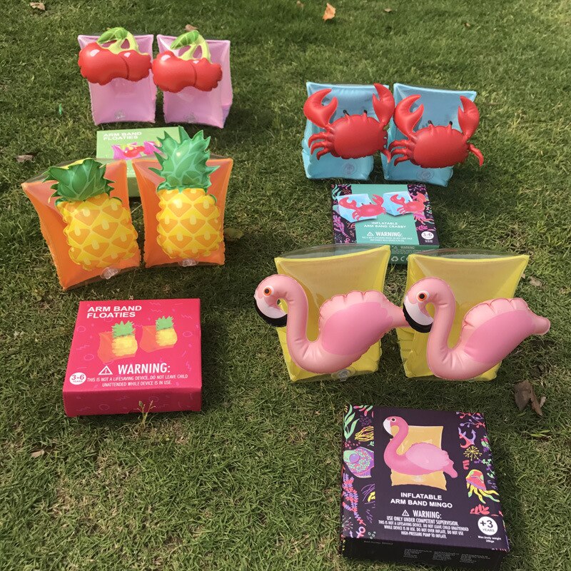 Zwemhulpmiddelen voor kinderen, ringetjes, flamingo, krab, mouw, dier, schattig, lief, armring, zwembadaccessoires, leermiddelen voor volwassenen