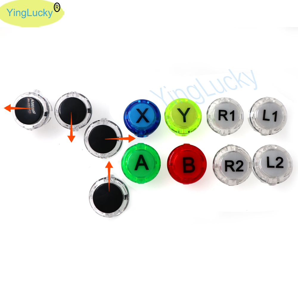 Kit de bricolaje de Joystick Arcade, Kit Hitbox se utiliza para piezas Hitbox, codificador arcade USB de retardo cero: Morado