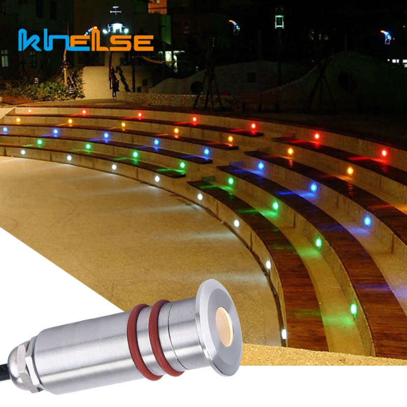 Waterproof IP67 1W 0.5W LED Underground Light Ground Garden Path Floor Lamp Outdoor Underground Buried Yard Lamp Landscape Light