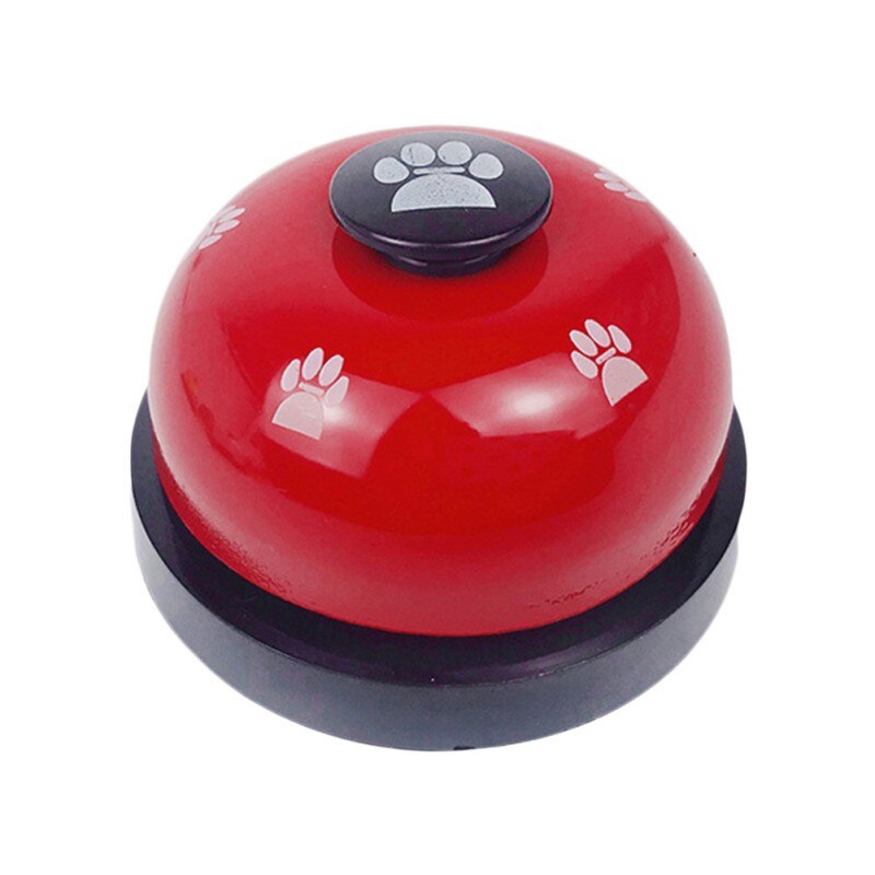 Juguete interactivo para perros mascotas Bell formación Bell Responder cachorro de alimentación de comida Bell gato timbre de perro Entrenamiento de mascotas suministros: Rojo