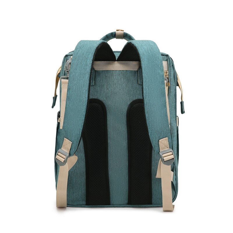 Mode Luiertassen Rugzak Multifunctionele Opvouwbare Baby Bed Wieg Tas Grote Capaciteit Wandelwagen Zak Isolatie Verpleging