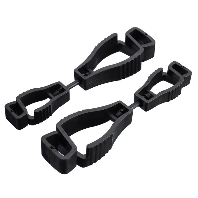5pcs Black Glove Holder Clip Plastic Working Gloves Clips Towels Glasses Helmets Safety Work Bracket Clip