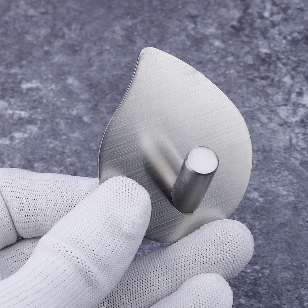 Creativity Wall Hook Stainless Steel Single Hook Self-Adhesive Coat Hook For Hanging Bathroom kitchen Home Organizer