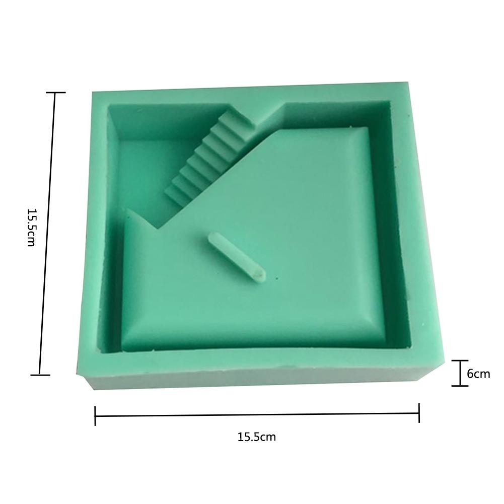 DIY Silicone Plant Pot Mold Concrete Flower Pot Planter Clay Pot Molds Handmade DIY Ashtray Candle Holder Mould Home Decoration