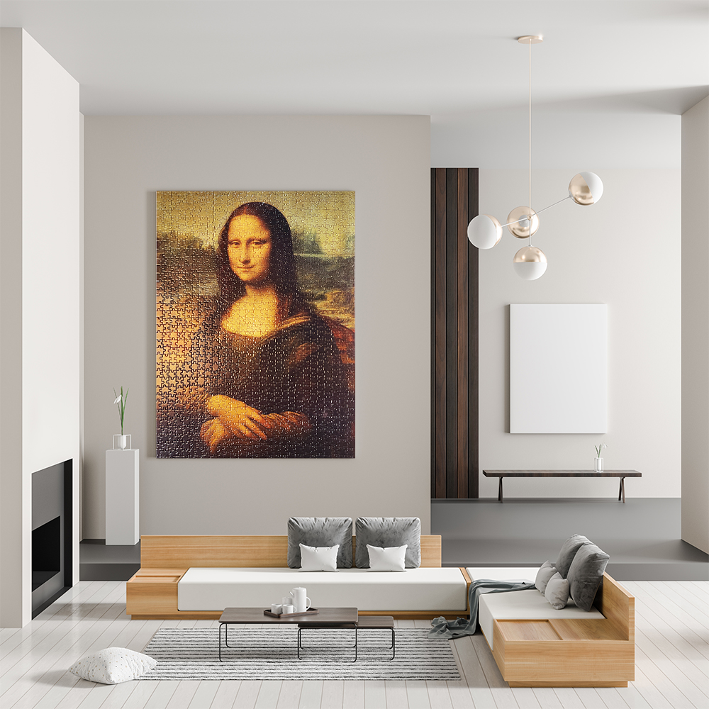 Maxrenard 1000- piece puzzle for adults, mona lisa famous painting toy, eco-friendly christmas gift toy made of paper