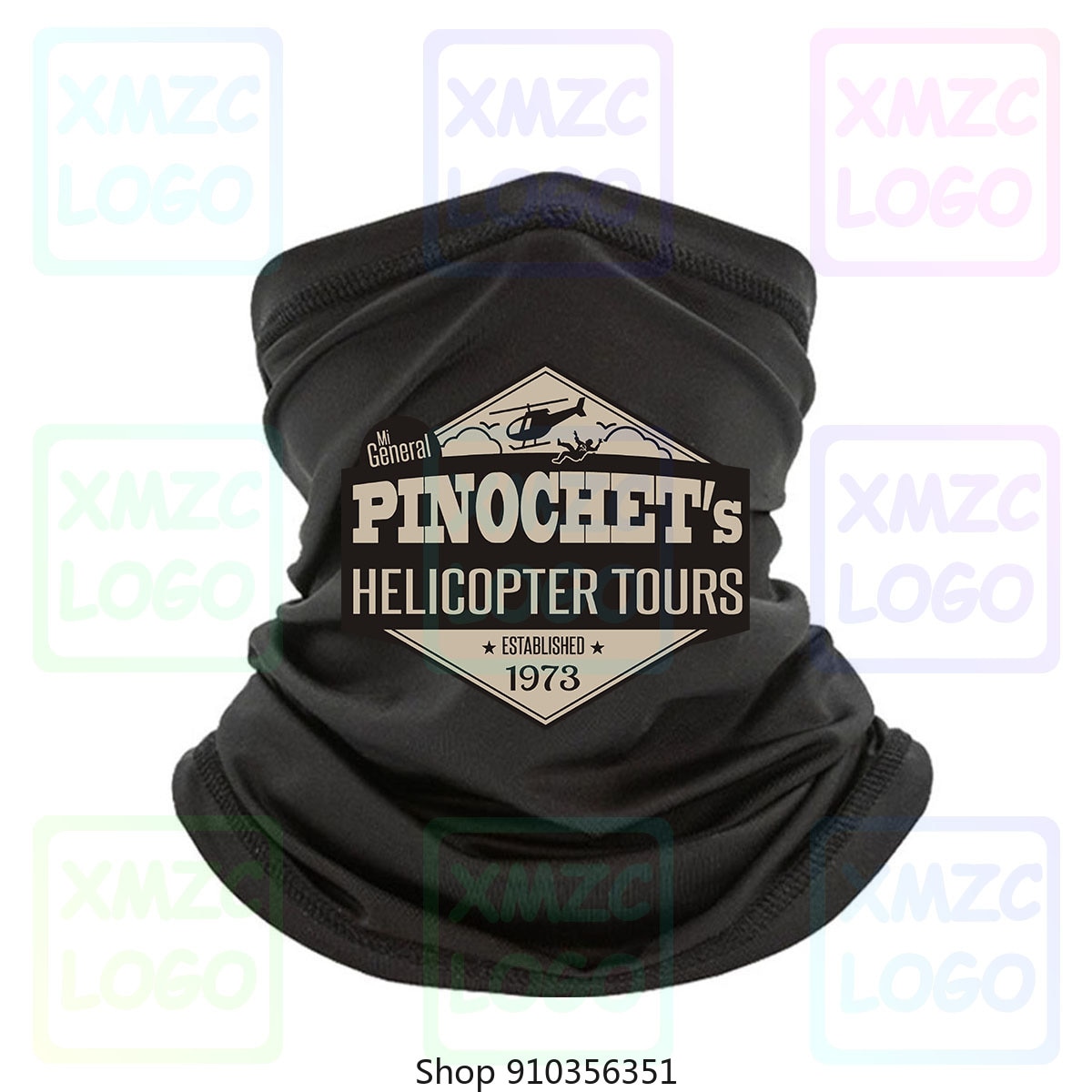 Pinochet - Pinochet‘S Helicopter Tours Established Popular Tagless Tee T-Shirt Headband scarf Bandana Neck Warmer Women Men