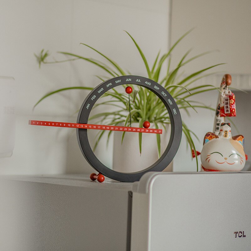 Magnetisk kugle vægur evig væg kalender nyhed boligindretning europæisk stil stue soveværelse ornamenter