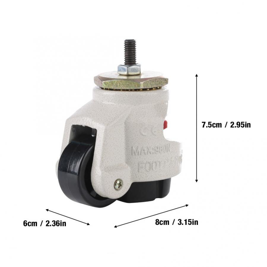 caster wheel 4pcs Heavy Duty Level Adjustment Caster Threaded Stem Industrial Roller Wheel wheel for trolley