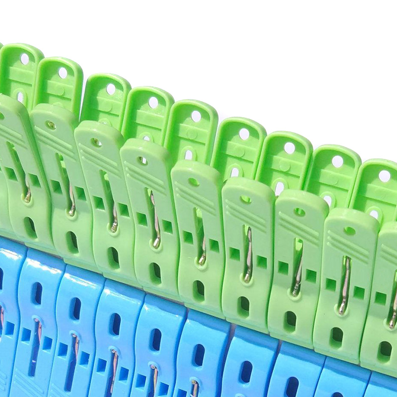 24 stuks plastic kledingclip voor hangers sterk draagvermogen plastic haringen voor het drogen van quilts kleding