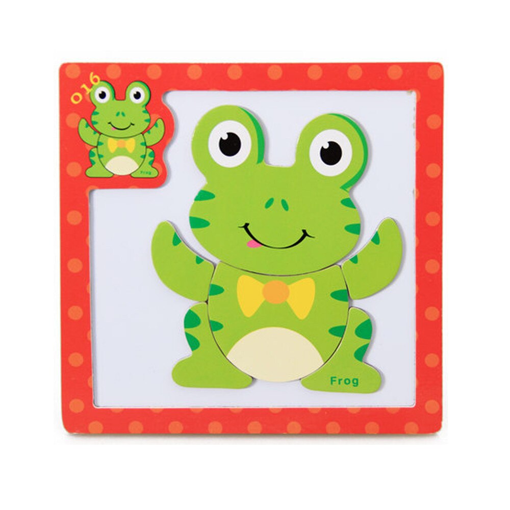 Kids Baby Wooden Wood Animal Cognition Puzzle Numbers Learning Educational Toy Cognition Puzzle Numbers education baby toys: J