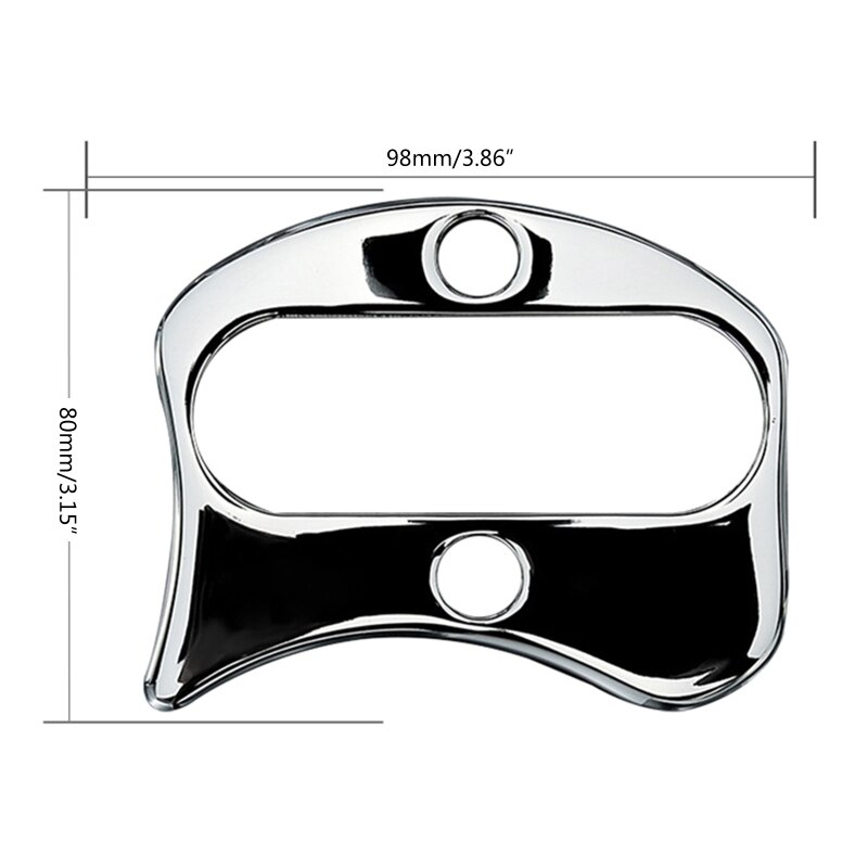 Handed Stainless Steel Scraping Board Body Scrapper Plate for Release Pain Relief Guasha Tool