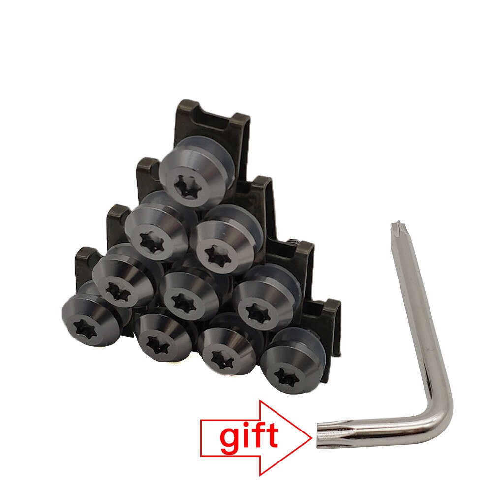 Für BMW F800R F800S F800ST f 800 r HP2 Enduro K1200R Universal- Motorrad Verkleidung Körper Schrauben Rolle Clips Schraube Muttern m6: grau