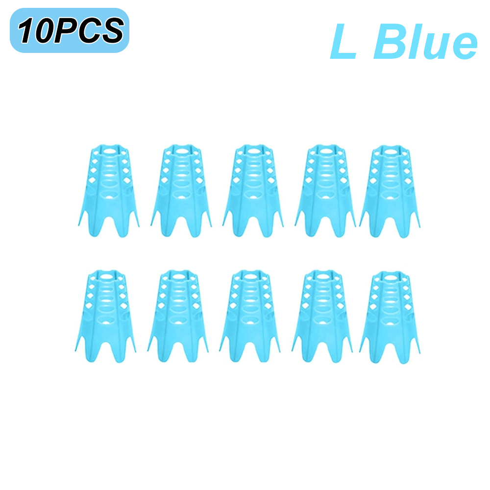 10PCS Golf Simulator Tees Golf Tees Simulator Kunststoff Praxis Training Für Rasen und Driving Range Hause Outdoor Indoor verwenden: Blau