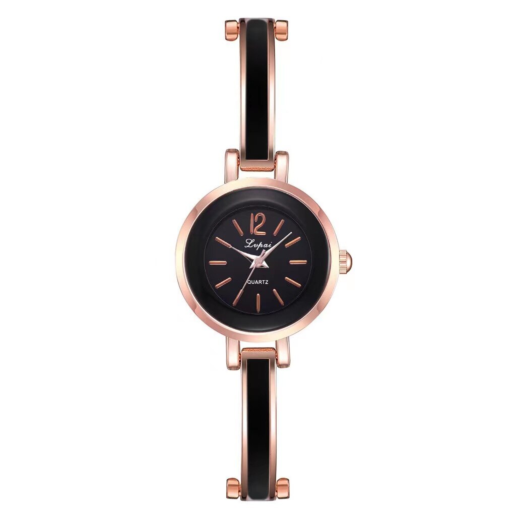 Eenvoud Casual Quartz Horloge Vrouwelijke Klok Vrouwen Armband Horloges Luxe Rose Gold Horloges Dames: Y210-K3