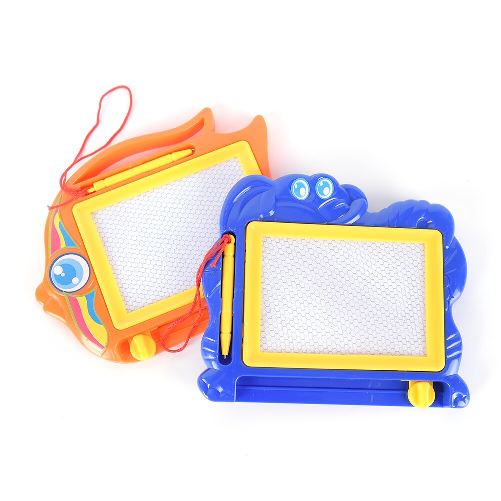 1 pièces 2 couleurs enfants peinture magnétique planche à dessin ensemble écriture Doodle pochoir apprentissage et éducation jouets loisirs pour les enfants