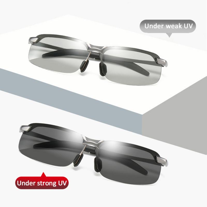 Glasses Очки Polarized Sunglasses Alloy Glasses Color Changing Glasses Driver Driving Fishing Sunglasses Car Accessories