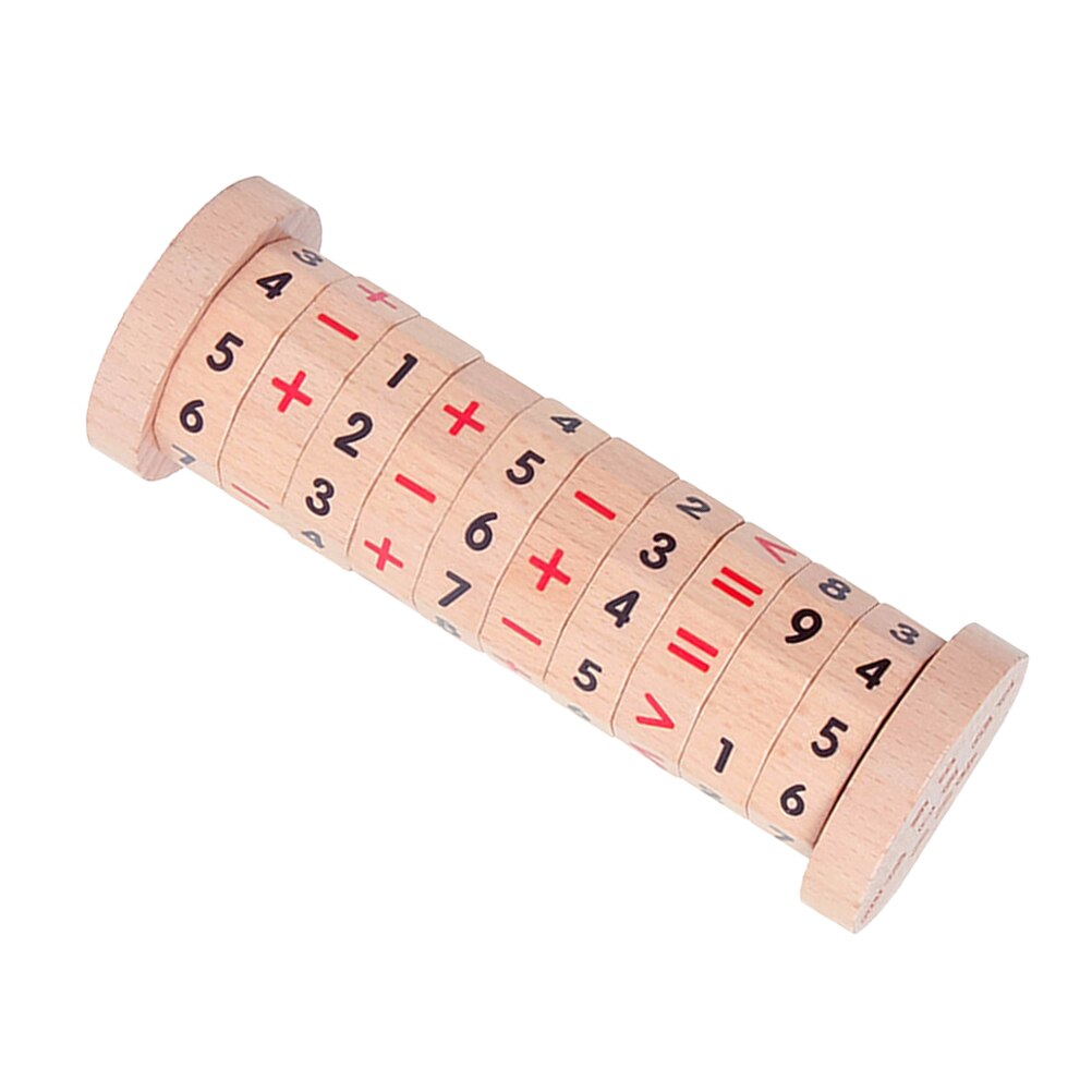 1 Set Wooden Calculator Rapid Calculation Arithmetic Enlightenment Tool