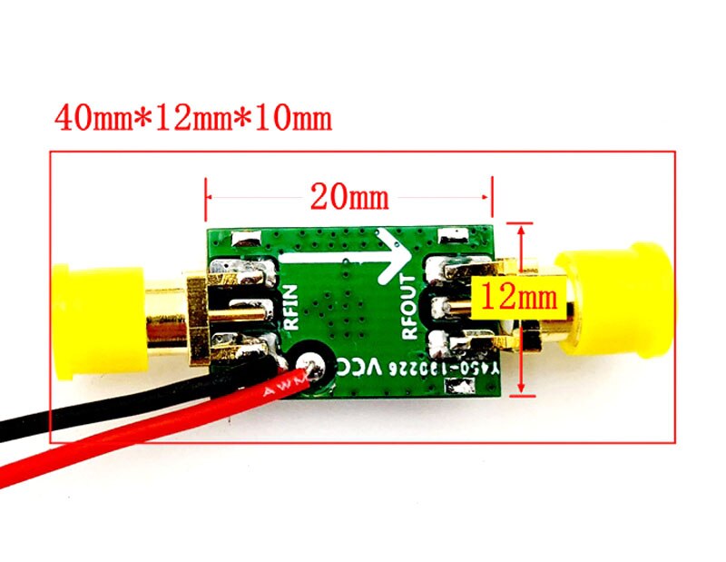 HMC475 RF Medium power 20DB linear Amplifier Module LF to 4.5GHz Broadband Signal Amplifier Ham Radio