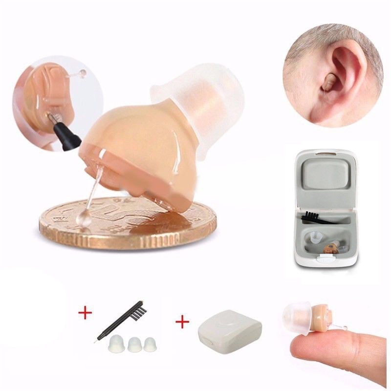 1 Pc Mini Onzichtbare Gehoorapparaat Sound Enhancer Portable Inner Ear Aid Geluidsversterkers Voor Ouderen Deaf