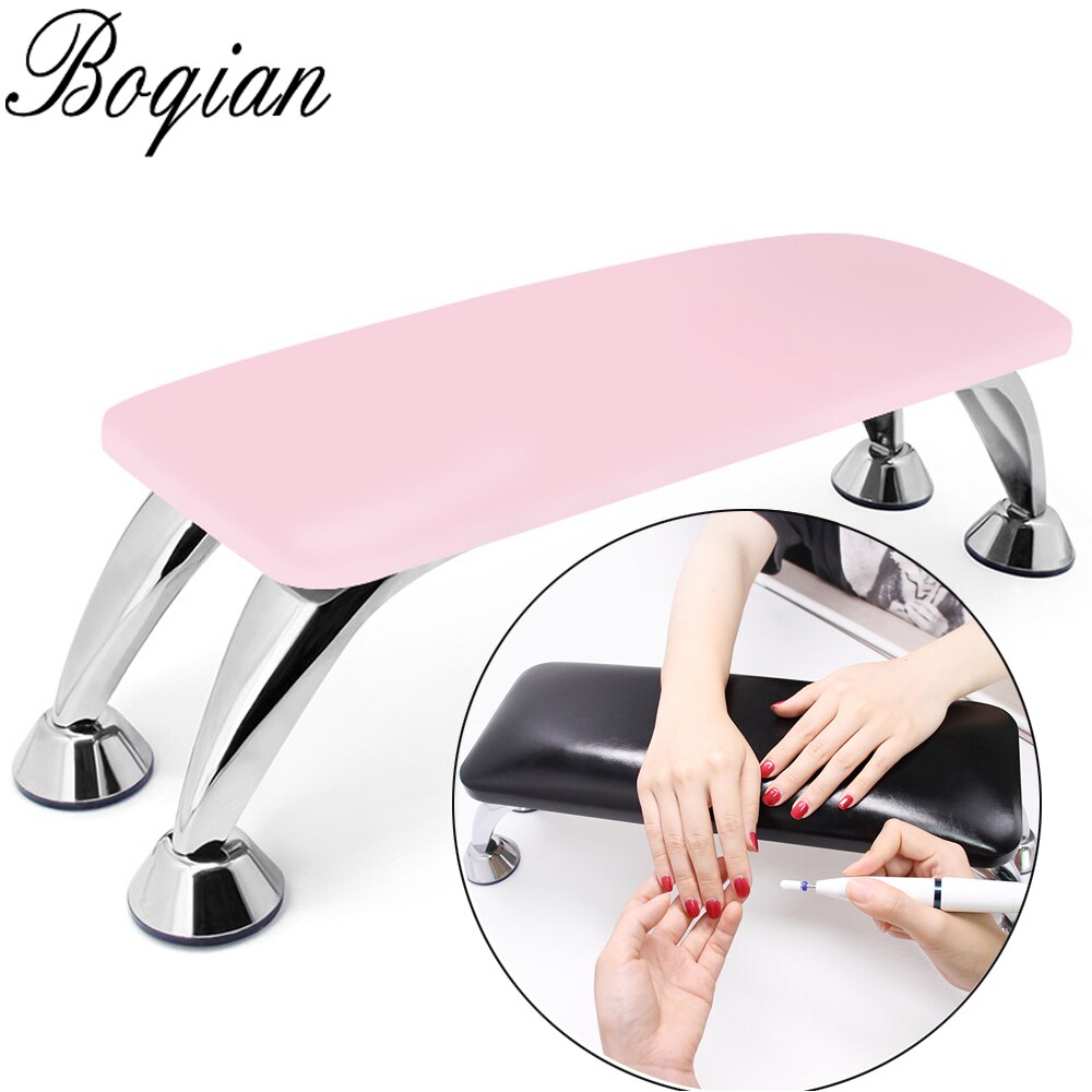 Bqan Nail Hand Kussen Nail Lederen Hand Kussen Rest Manicure Gereedschap Tafel Hand Kussen Kussen Houder Armleuningen Nail Art Stand bureau