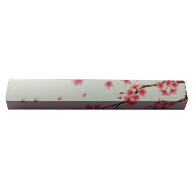 Ersätta mellanslagstangenten keycap pbt fem sidor färgämnesgrundöverdragen mellanslagstangenten 6.25u körsbär profilstång keycap för diy mekaniska tangentbord  gk64 gk61: 6