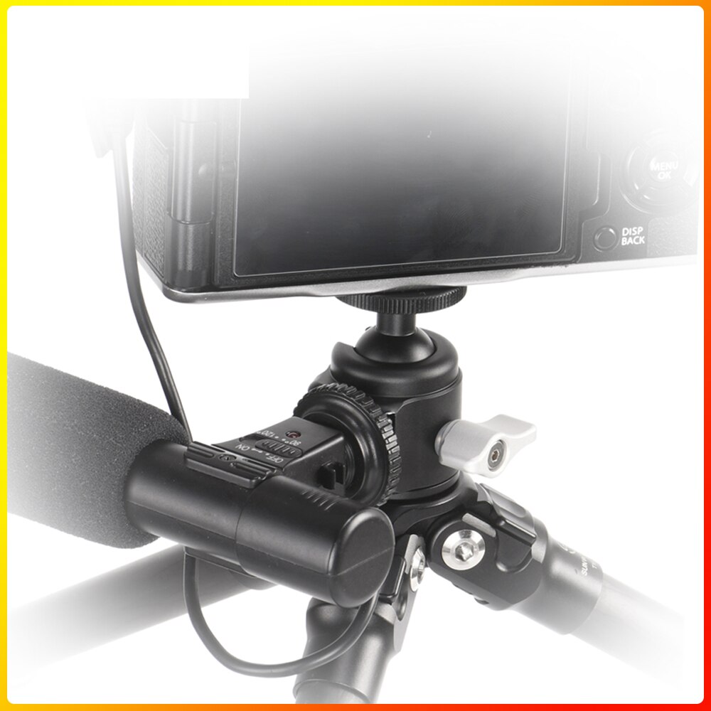 Extend Vlog Video Ball Head Cold Shoe for smartphone camera ues Microphone led light Monitor Together