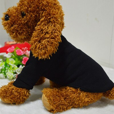 Winter Dog Clothes Warm Yorkies clothes Small Dog Cotton Outfit Pet Clothes Vest Coat Puppy Jacket for Chihuahua 23S2: Black / S